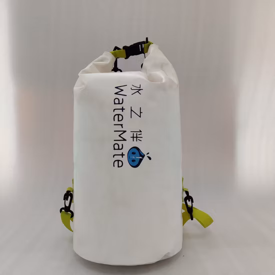 Deporte al aire libre Camping flotante canotaje Pesca Nadar Bolsa impermeable 500d Lona de PVC Ocean Pack Bolsa seca Bolsa Logotipo personalizado Portátil 5L 10L 15L 20L 30L 40L 50L